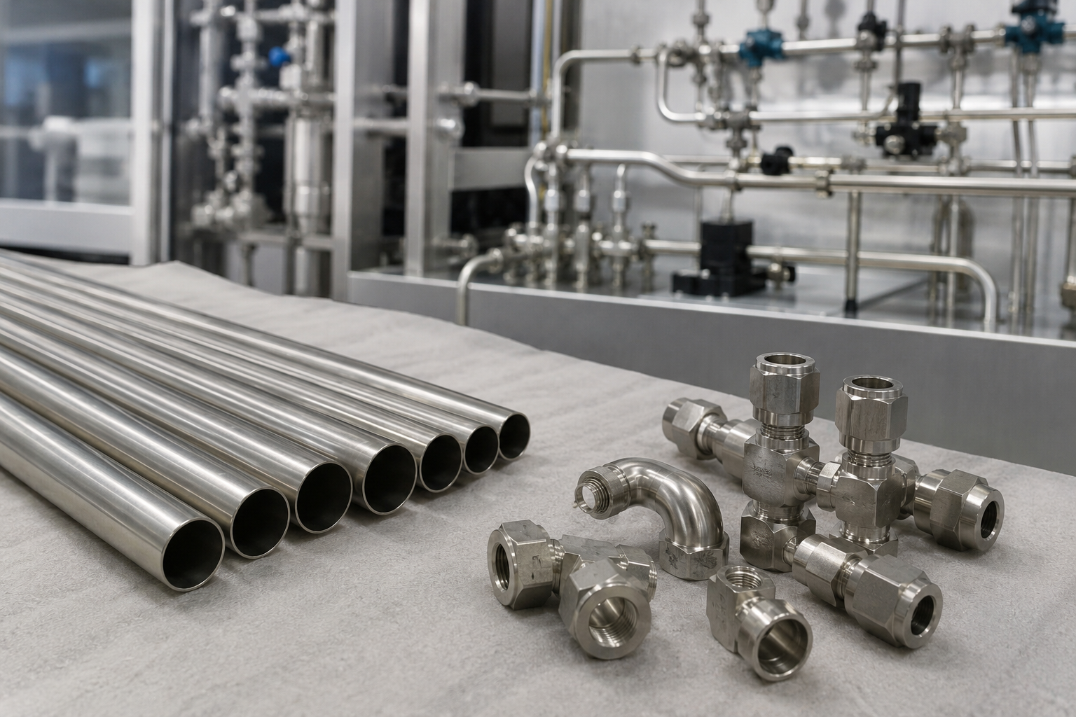 Alloy tubes for semiconductor equipment